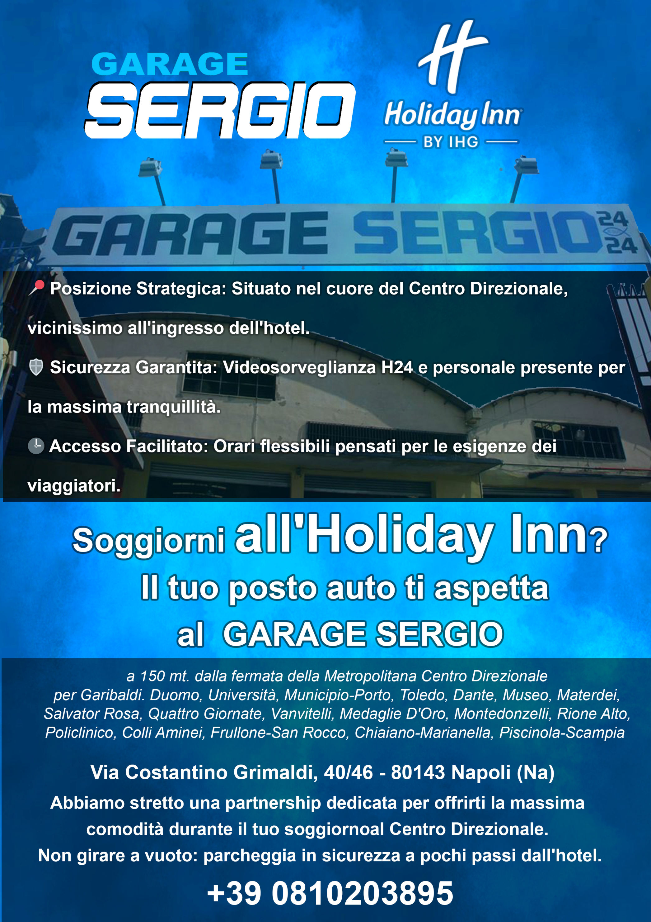 Garage Sergio convenzione Holiday In Napoli